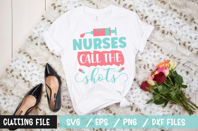 Nurses call the shots svg