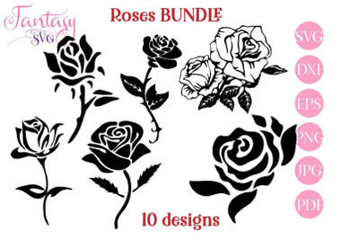 Roses BUNDLE - SVG Cut Files
