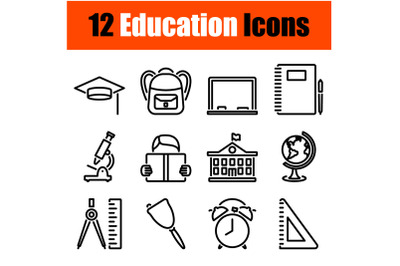 Education Icon Set