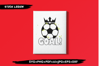 Goal Football SVG
