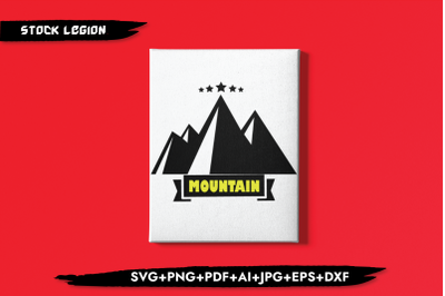 Mountain Yellow SVG