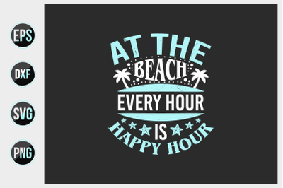 At the beach every hour is happy hour