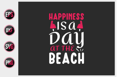 Happiness is a day at the beach