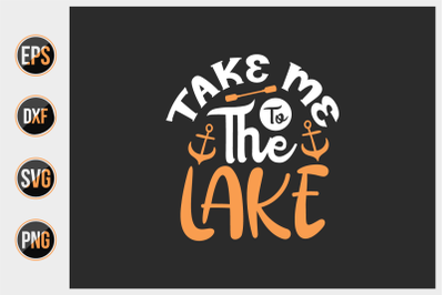 take me to the lake svg.