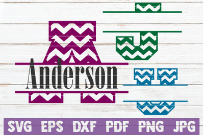 Chevron Monogram Alphabet