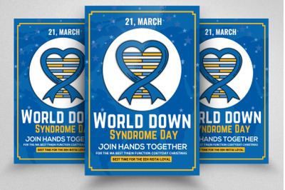 World Down Syndrome Day Flyer Template