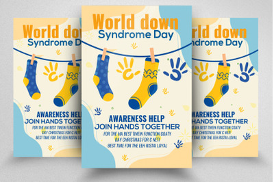 World Down Syndrome Day Flyer Psd