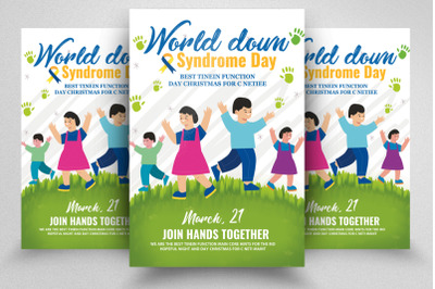 World Down Syndrome Day Flyer Psd