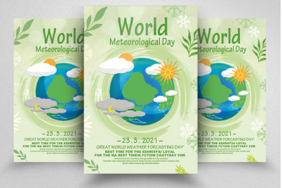 World Meteorological Day Flyer/Poster