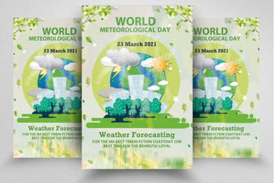 World Meteorological Day Flyer/Poster