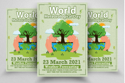 World Meteorological Day Flyer/Poster