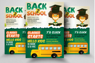 Back To School Flyer Template