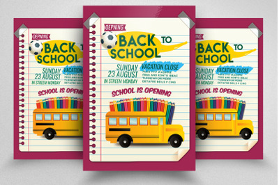 Back To School Flyer/Poster