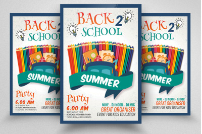 Back To School Flyer/Poster Template