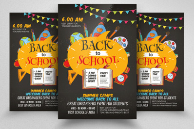 Back 2 School Flyer/Poster Template