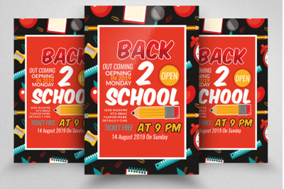 Back 2 School Flyer/Poster Template
