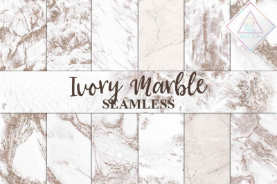 Ivory Marble Digital Paper