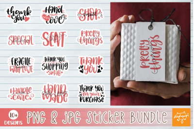 Small Business Sticker Bundle 12 Mail Packaging Stickers PNG Sticker