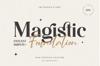 Magistic - Duo Ligature Typeface