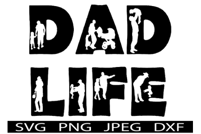 Dad Life Fathers Day SVG T-Shirt Design
