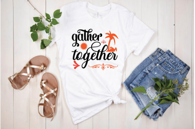 gather together svg design