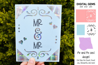 Mr and Mr card design