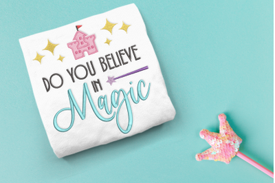 Do You Believe in Magic Castle | Embroidery