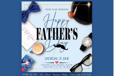 Fathers Day Flyer