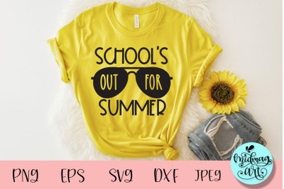 School&#039;s out for summer svg, summer svg