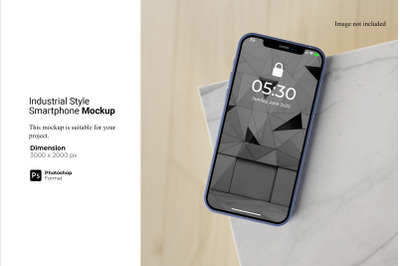 Industrial Style Smartphone Mockup