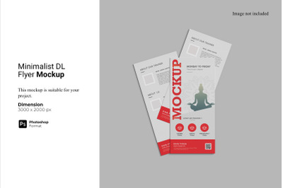 Minimalist DL Flyer Mockup