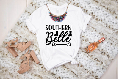 southern belle svg design