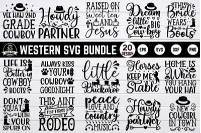 western svg bundle