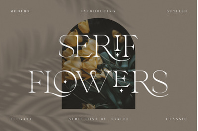 Serif Flowers