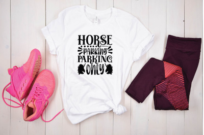 horse parking parking only svg design