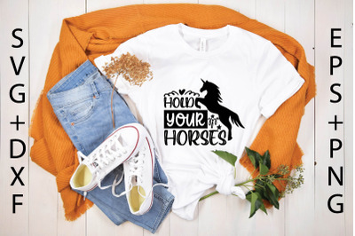 hold your horses svg design