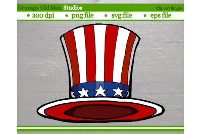 patriotic top hat | 4th of July hat