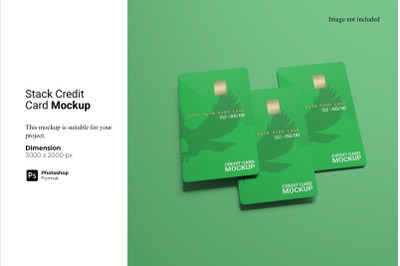 Stack Credit Card Mockup