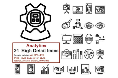 Analytics Icon Set