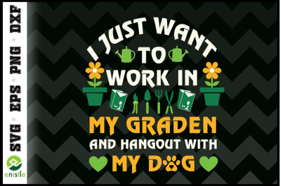 Gardening Plant Lover Gardener Dog Lover