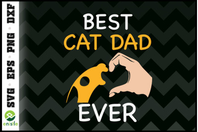 Best Cat Dad Ever Paw high-five