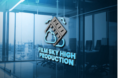 Film High Sky Production Logo Template
