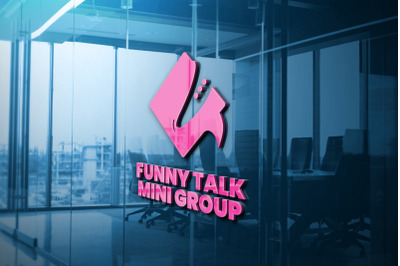 Funny Talk Social Media Logo Template