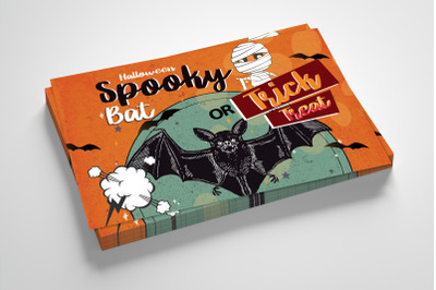 Halloween Trick or Trick Party Card