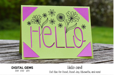 Hello card design