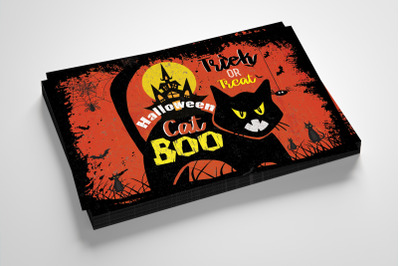 Halloween Horror Night Party Card