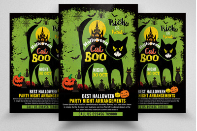 Halloween Trick or Trick Party Flyer