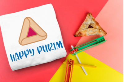 Happy Purim Hamantaschen | SVG | PNG | DXF | EPS