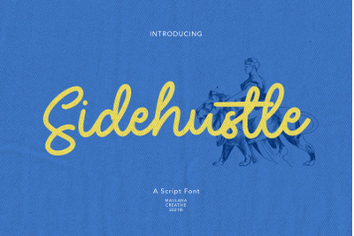 Sidehustle Vintage Script Font