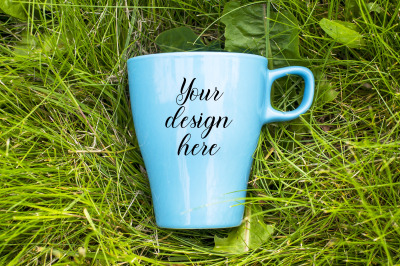 Coffee mug mockup. Mug template. PSD, JPEG files. Mug Stock photo.